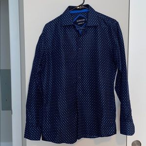 Silver stone button down dress shirt